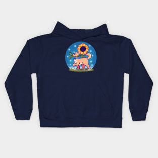 He's got you a present! Kids Hoodie